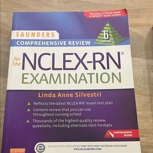 Saunders Comprehensive Review for the NCLEX-RN Examination - Purple and Red